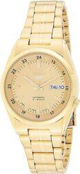 Seiko Men's Seiko 5 Automatic Watch With Analog Display And Stainless Steel Strap Snk574J1